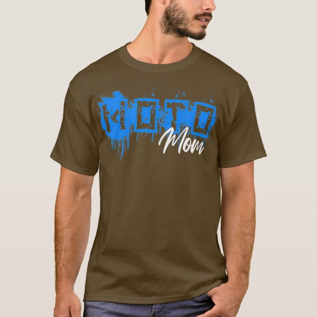 Camiseta Mulheres Dirt Bike Moto Mãe Motocross (Frente)