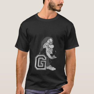 Camiseta Mulheres Disney Branca de Neve e Sete Anões Grumpy