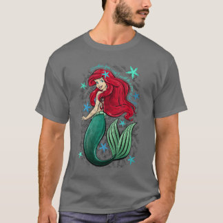 Camiseta Mulheres DisneyA Pequena Sereia Canção de Ariel Mú