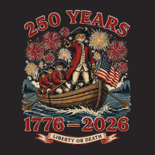Camiseta Mulheres do 250º Aniversário Patriótico da América