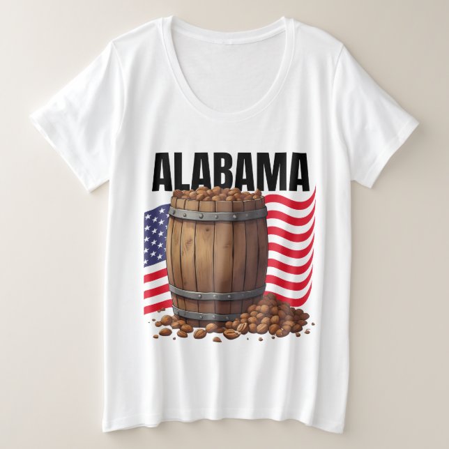 Camiseta Mulheres do Alabama (Frente do Design)