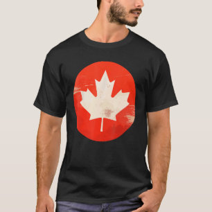 Camiseta Mulheres do Canadá: Bandeira de Vintage