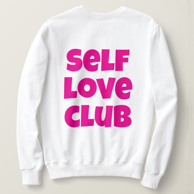 Camiseta Mulheres do clube de amor próprio moderno, Na moda (Verso do Design)
