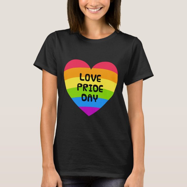 Camiseta Mulheres do Dia do Orgulho do Amor (Frente)