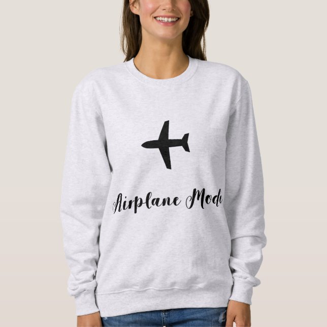 Camiseta Mulheres do modo do avião (Frente)