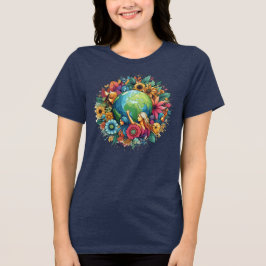 Camiseta Mulheres do Mundo Inspirado Bella+Canvas