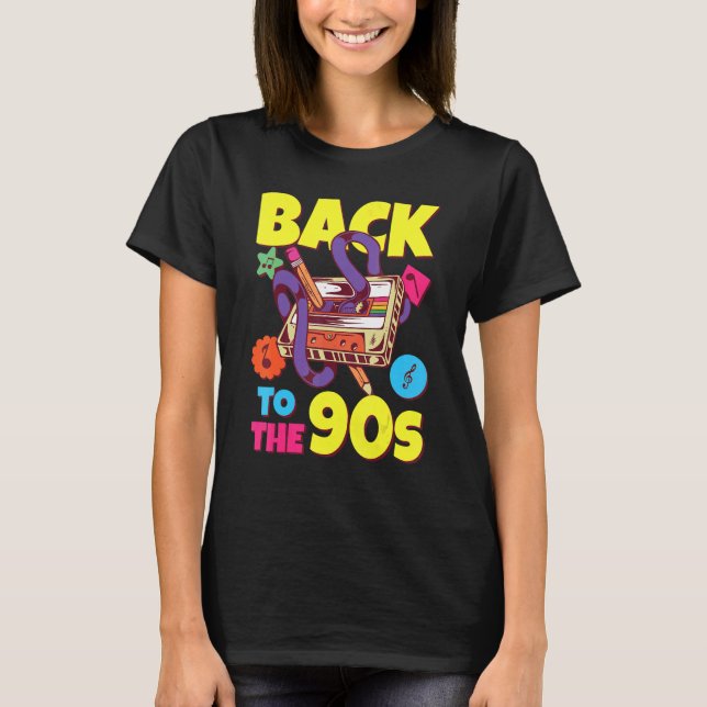 Camiseta Mulheres do Partido 90, Homens do Figurino dos 90 (Frente)