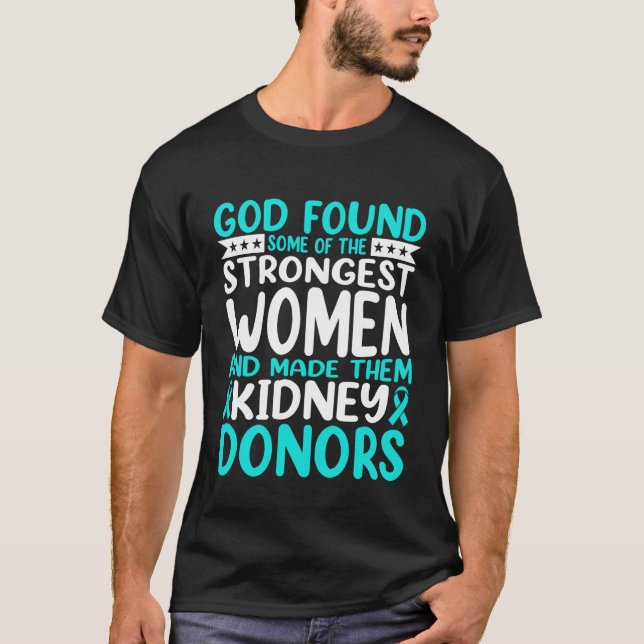 Camiseta Mulheres Doadoras de Rim - Conscientização sobre D (Frente)