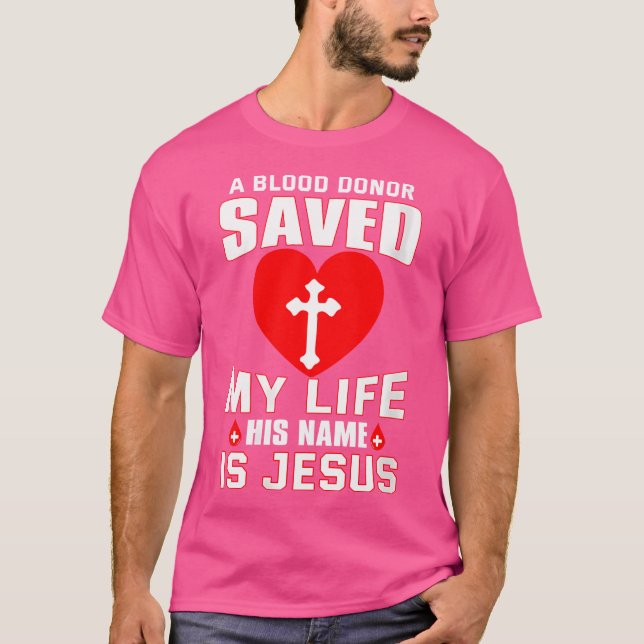 Camiseta Mulheres Doadoras De Sangue Salvou Minha Vida Seu  (Frente)