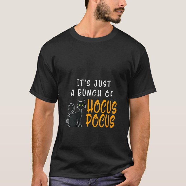 Camiseta Mulheres É Apenas Um Monte De Hocus Pocus Hallowee (Frente)