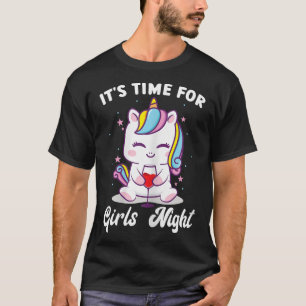 Camiseta Mulheres é hora das garotas da festa noturna
