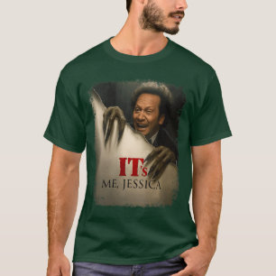 Camiseta Mulheres É Me Jessica Horror VNeck garota