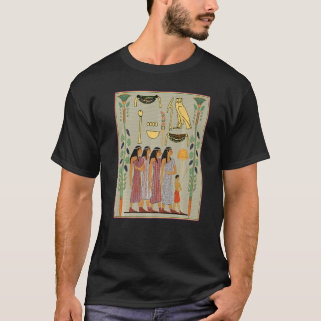 Camiseta Mulheres Egípcias Rei Tut Rainha Cleopatra Neferti (Frente)