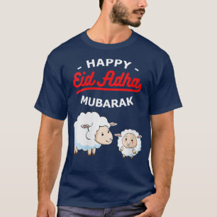 Camiseta Mulheres Eid Al Adha Eid Mubarak Happy Eid Day Mus