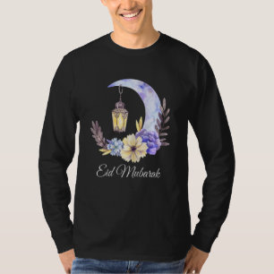 Camiseta Mulheres Eid Alfitr Mubarak Kareem Bles Árabes