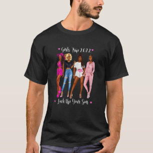 Camiseta Mulheres em 2022 Meninas Negras Trip African Ameri