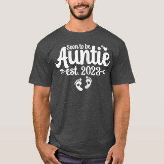 Camiseta Mulheres em breve serão Tia Gravidez Revelação 202
