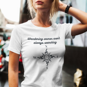 Camiseta Mulheres em Marcha Motivacional Moderna Compactam