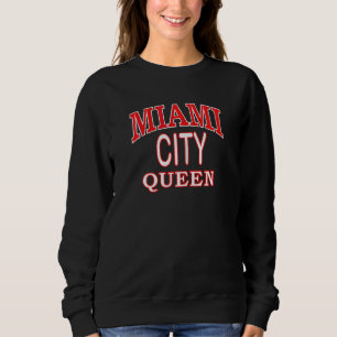 Camiseta Mulheres em Miami, Rainha de Miami Mulheres em Mia