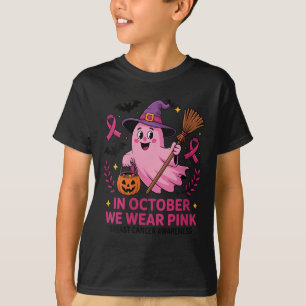 Camiseta Mulheres Em Outubro Vestimos Nk Ghost Witast Ca