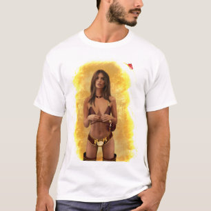 Camiseta Mulheres Emily Ratajkowski Em Ferrero Rocher Unde