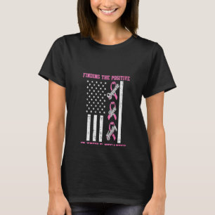 Camiseta Mulheres Encontrando O Positivo Nos Eua Triplos Ne