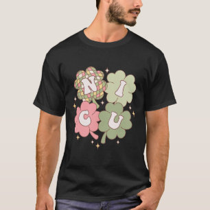 Camiseta Mulheres Enfermeira Nicu Dia de São Patrício Sha U
