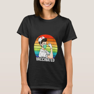 Camiseta Mulheres Enfermeiras Enfermeiras Enfermeiras Vacin