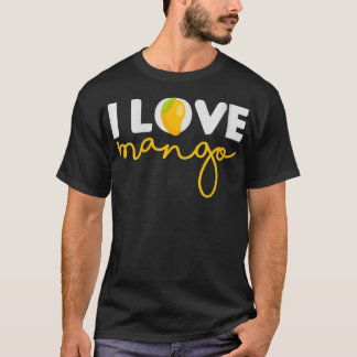 Camiseta Mulheres Engraçadas Adoro Mango Summer Fruta Vibes