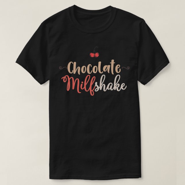 Camiseta Mulheres Engraçadas Adulto Humor Quente Mãe Chocol (Frente do Design)