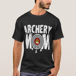 Camiseta Mulheres Engraçadas Archery Mãe Arco de atirador d