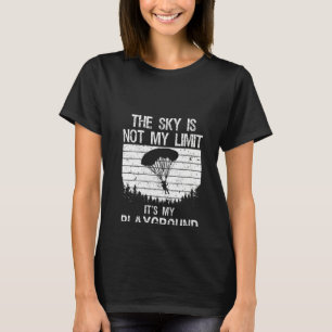 Camiseta Mulheres Engraçadas Arte De Skydiva Para Homens Mu