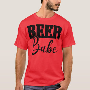 Camiseta Mulheres Engraçadas Beer Beer Beer Bebendo Girl e 