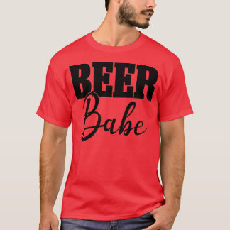 Camiseta Mulheres Engraçadas Beer Beer Beer Bebendo Girl e
