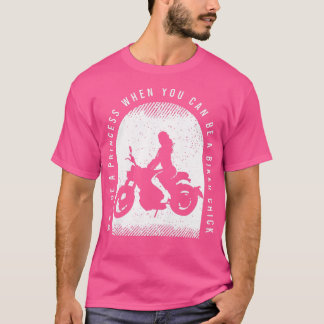 Camiseta Mulheres Engraçadas Biker Dizendo Por Um Lover De 