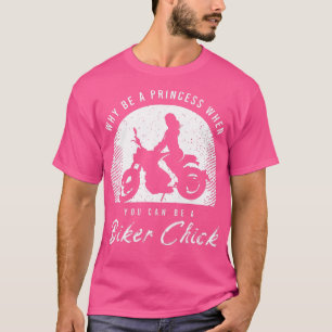 Camiseta Mulheres Engraçadas Biker Dizendo Por Um Lover De