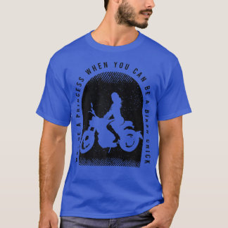 Camiseta Mulheres Engraçadas Biker Dizendo Por Um Lover De