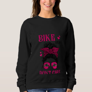 Camiseta Mulheres Engraçadas Biker Hair Não se importam com