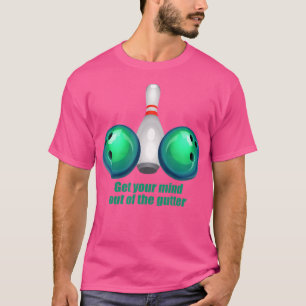 Camiseta Mulheres Engraçadas de Boliche Tenham Cuidado com