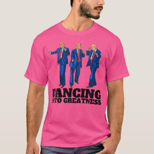 Camiseta Mulheres Engraçadas Donald Trump Vitória Dança Ass