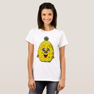 Camiseta Mulheres engraçadas dos desenhos animados da cara