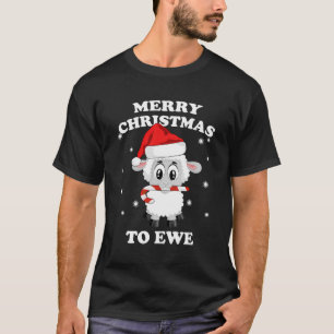 Camiseta Mulheres Engraçadas Fazenda de Ovelha Bonita