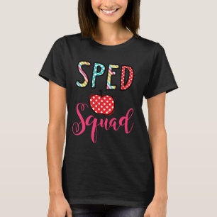 Camiseta mulheres engraçadas fofas sped professora de educa