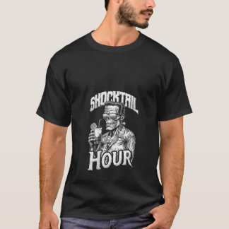 Camiseta Mulheres Engraçadas Frankenstein Hora do Choque Su
