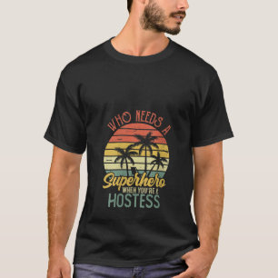 Camiseta Mulheres Engraçadas Herói Super Herói Vintage Teto