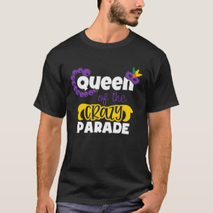 Camiseta Mulheres Engraçadas Mardi Gras Party Outfit Mardi
