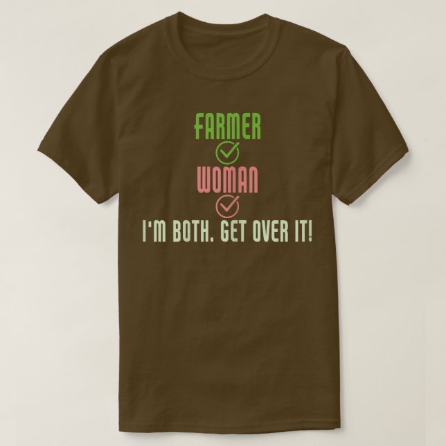Camiseta Mulheres Engraçadas Mulher-Farmadora... Eu estou m (Frente do Design)