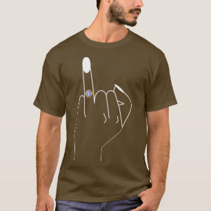 Camiseta Mulheres Engraçadas Noivado Dedo Anel Em Breve Ser