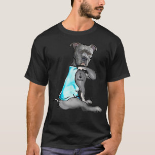 Camiseta Mulheres Engraçadas Oferecem Cachorro Pitbull Eu A