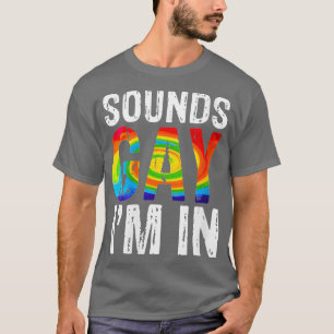 Camiseta Mulheres Engraçadas Orgulho gay Soa Gay Mi Homens 